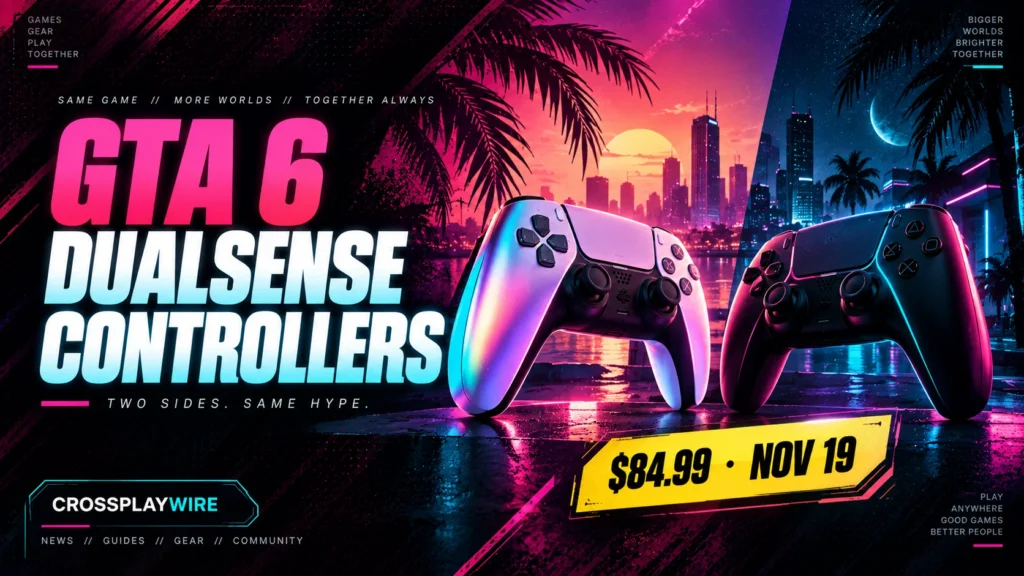 Key facts about the GTA 6 DualSense controllers: price, editions, pre-order and ship dates