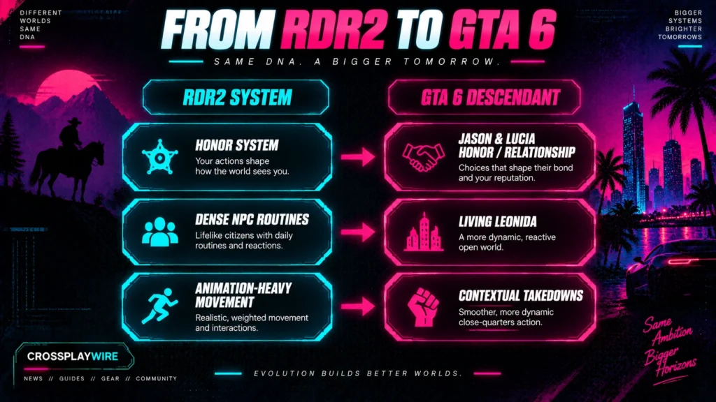 How Red Dead Redemption 2's systems carry into GTA 6