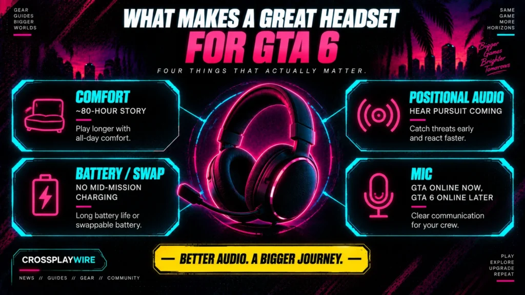 Four features that matter most in a headset for GTA 6